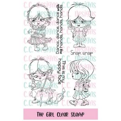 C.C. Designs Clear Stamps - The Girl